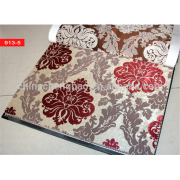 Custom made european style jacquard curtain fabric in china